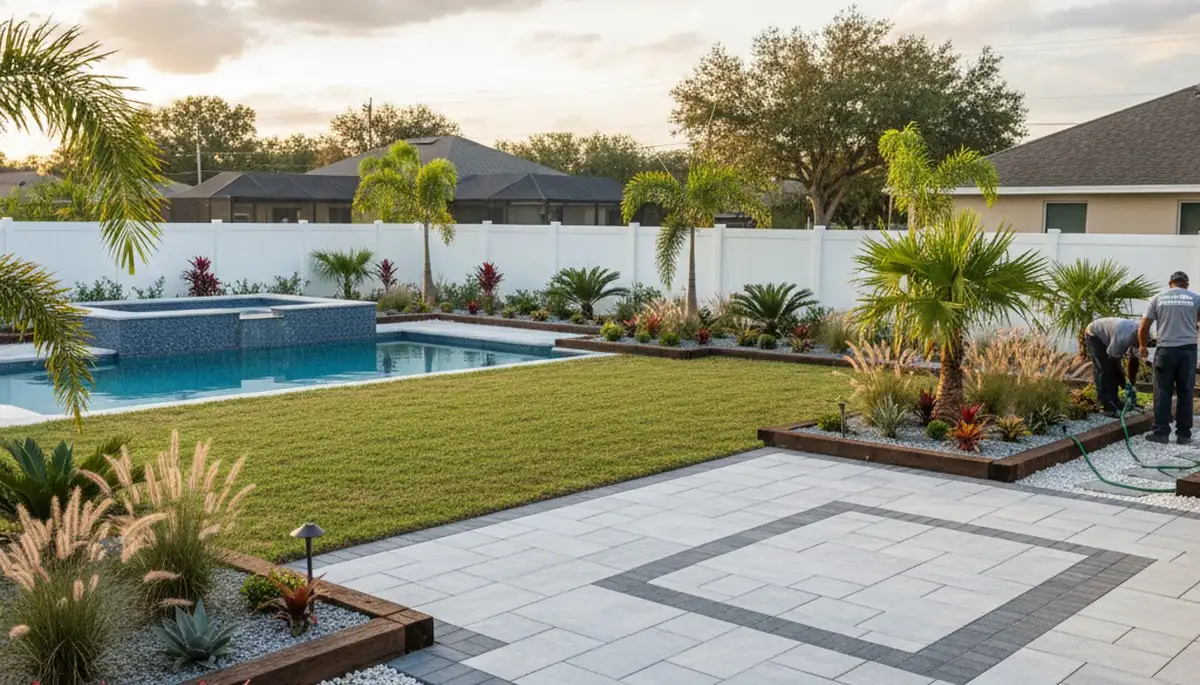 Landscaping service in Tampa, FL for lawn care, garden design, and outdoor property maintenance