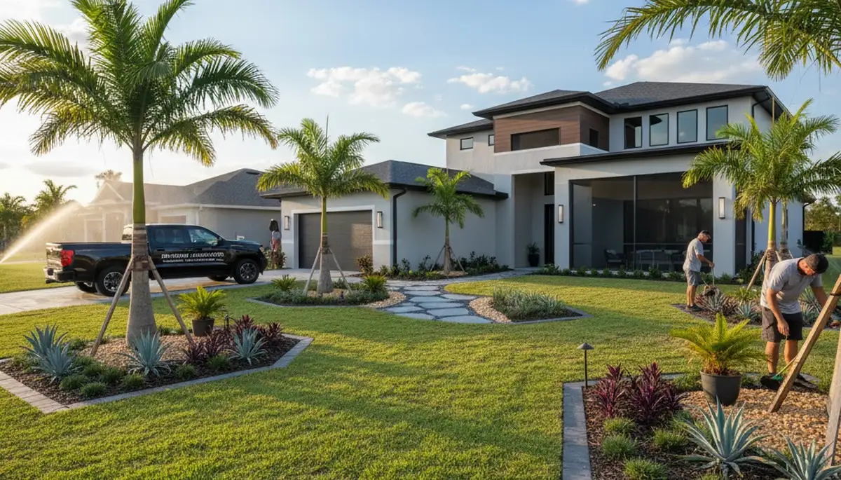 Landscaping service in Tampa, FL for lawn care, garden design, and outdoor maintenance