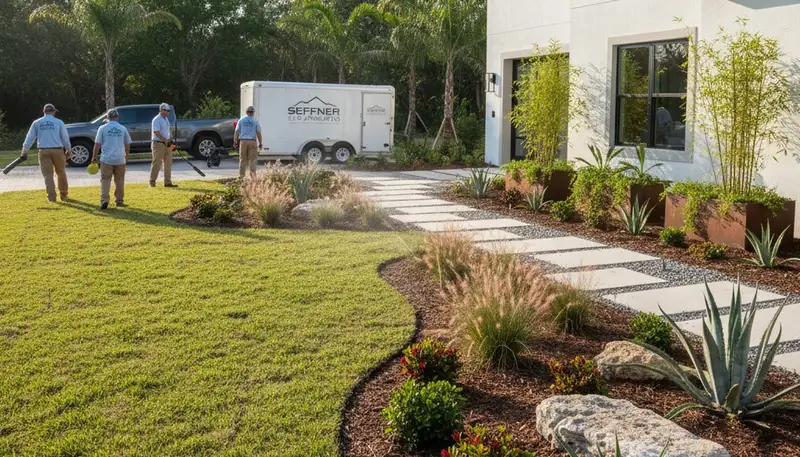 Landscaping service in Tampa, FL for residential and commercial outdoor maintenance