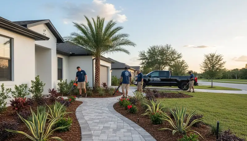 Landscaping service in Tampa, FL for residential and commercial outdoor maintenance
